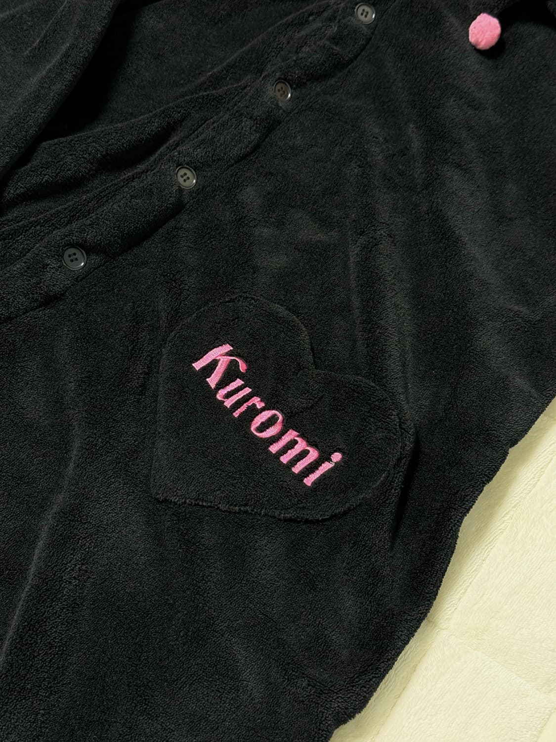 Sanrio SAZAC kuromi pajama 쿠로미 동물인형 잠옷 상품이미지3