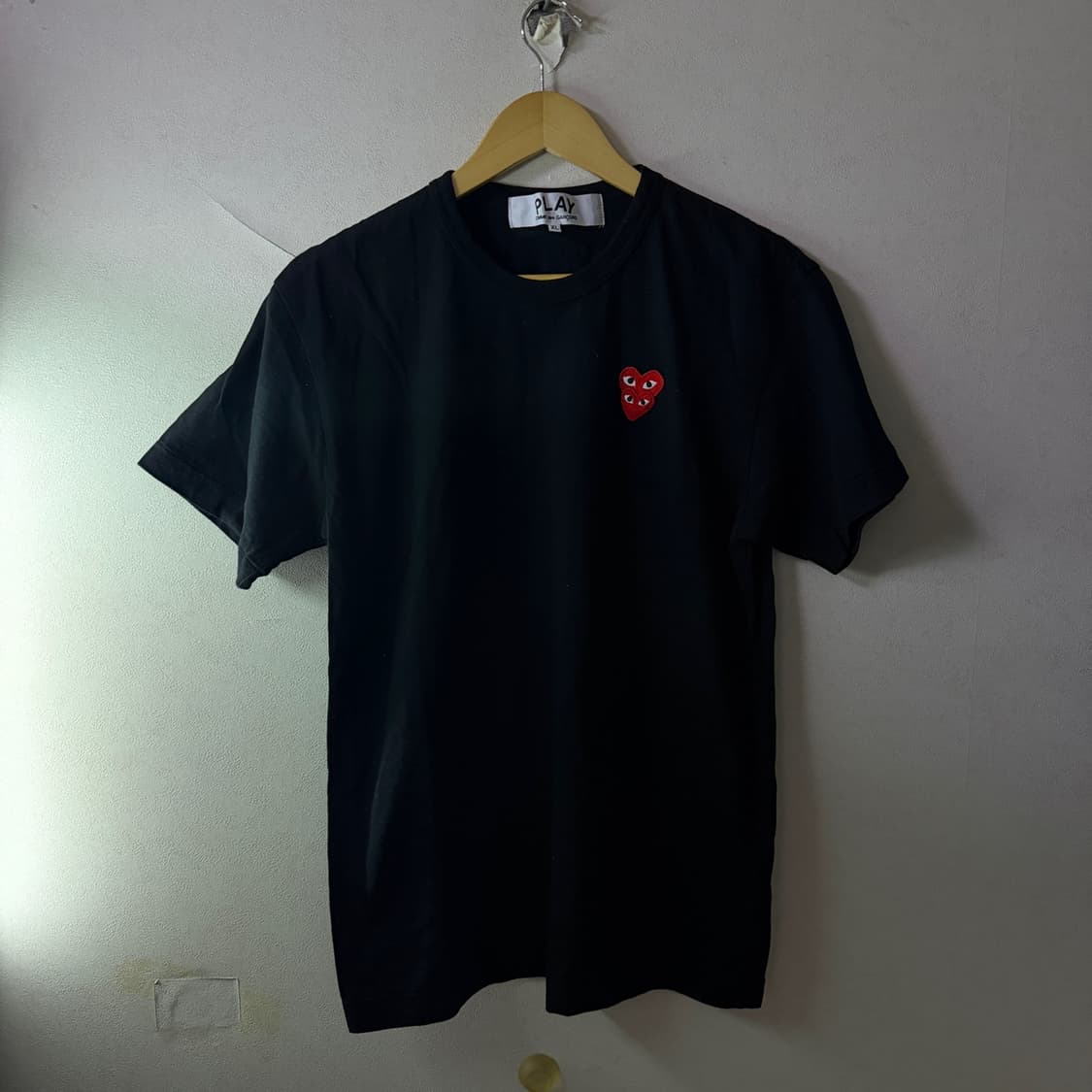 꼼데가르송 더블하트 반팔티셔츠 XL (남성 100정도) 상품이미지2