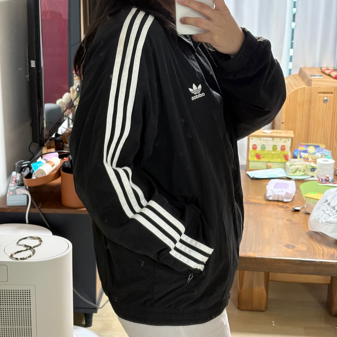 착샷O) 아디다스 파이어버드 트랙자켓 XL 실측 110 (두툼함) 상품이미지6
