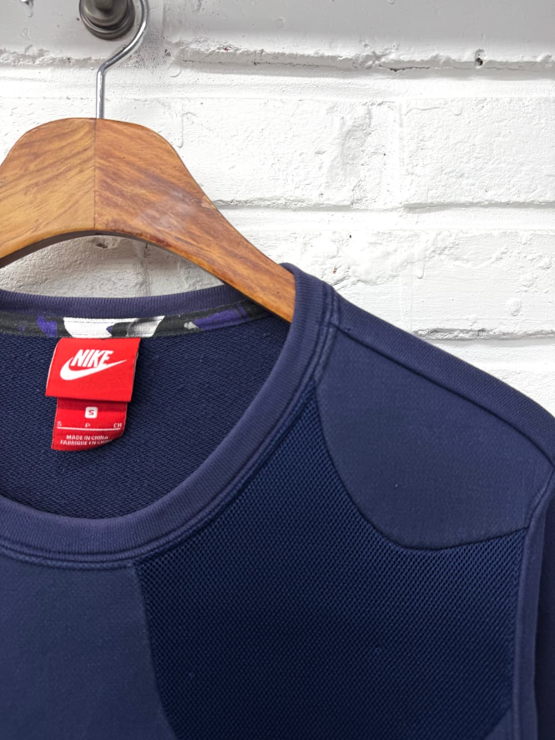 나이키 블루 지퍼 디테일 스웻셔츠 상품이미지4