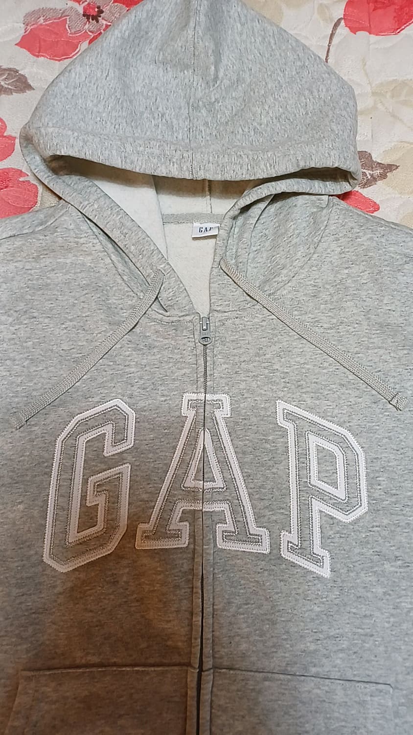 GAP 오버핏 기모후드집업 M 여성77 가슴56 기장65 상품이미지2