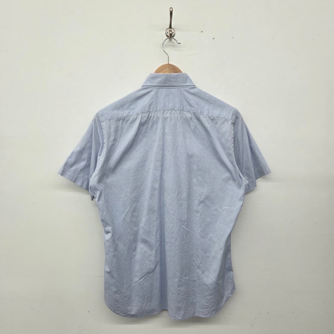 빔즈 반팔 셔츠 하늘색 남방 남m 상품이미지5