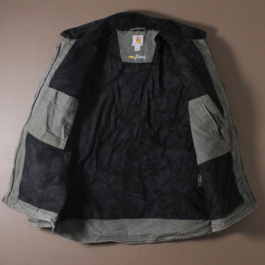 Carhartt 칼하트 덕 캔버스 인슐레이티드 다크 올리브 자켓  상품이미지5