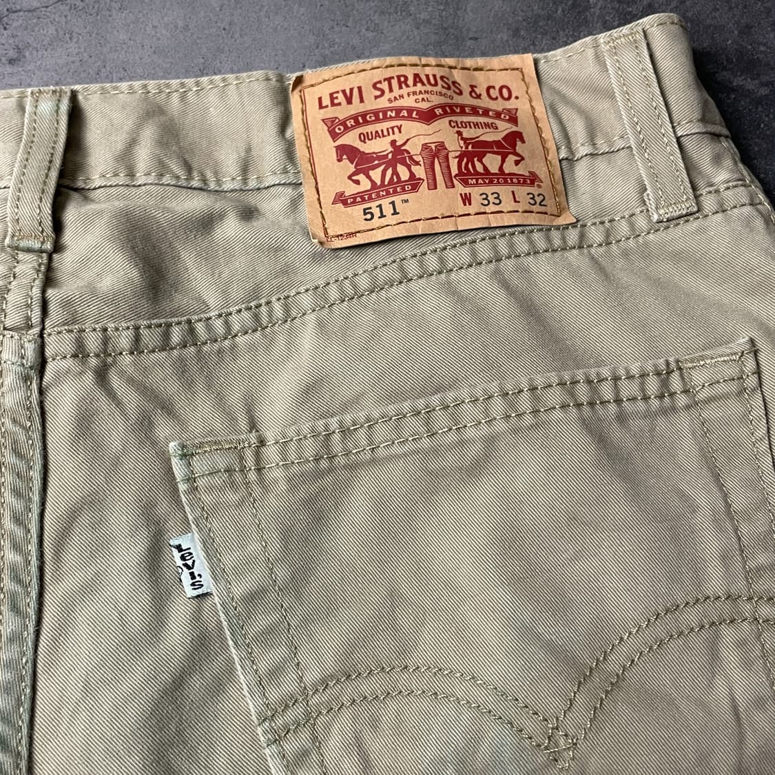 LEVI'S 리바이스511 슬림 스트레이트핏 코튼 팬츠 A00619 상품이미지7