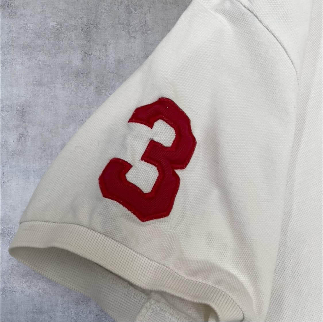 폴로 랄프로렌 화이트 빅포니 반팔 카라티 2XL 상품이미지6