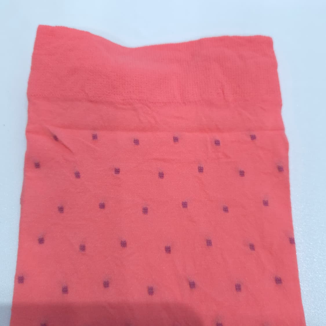 ly BASICS 연다홍 퍼플 도트 오버니삭스 상품이미지2