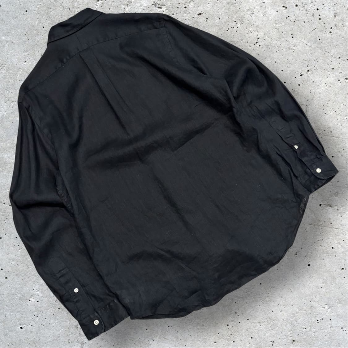 [M] 폴로 랄프로렌 블랙 린넨 셔츠 남방 긴팔 C544 상품이미지2