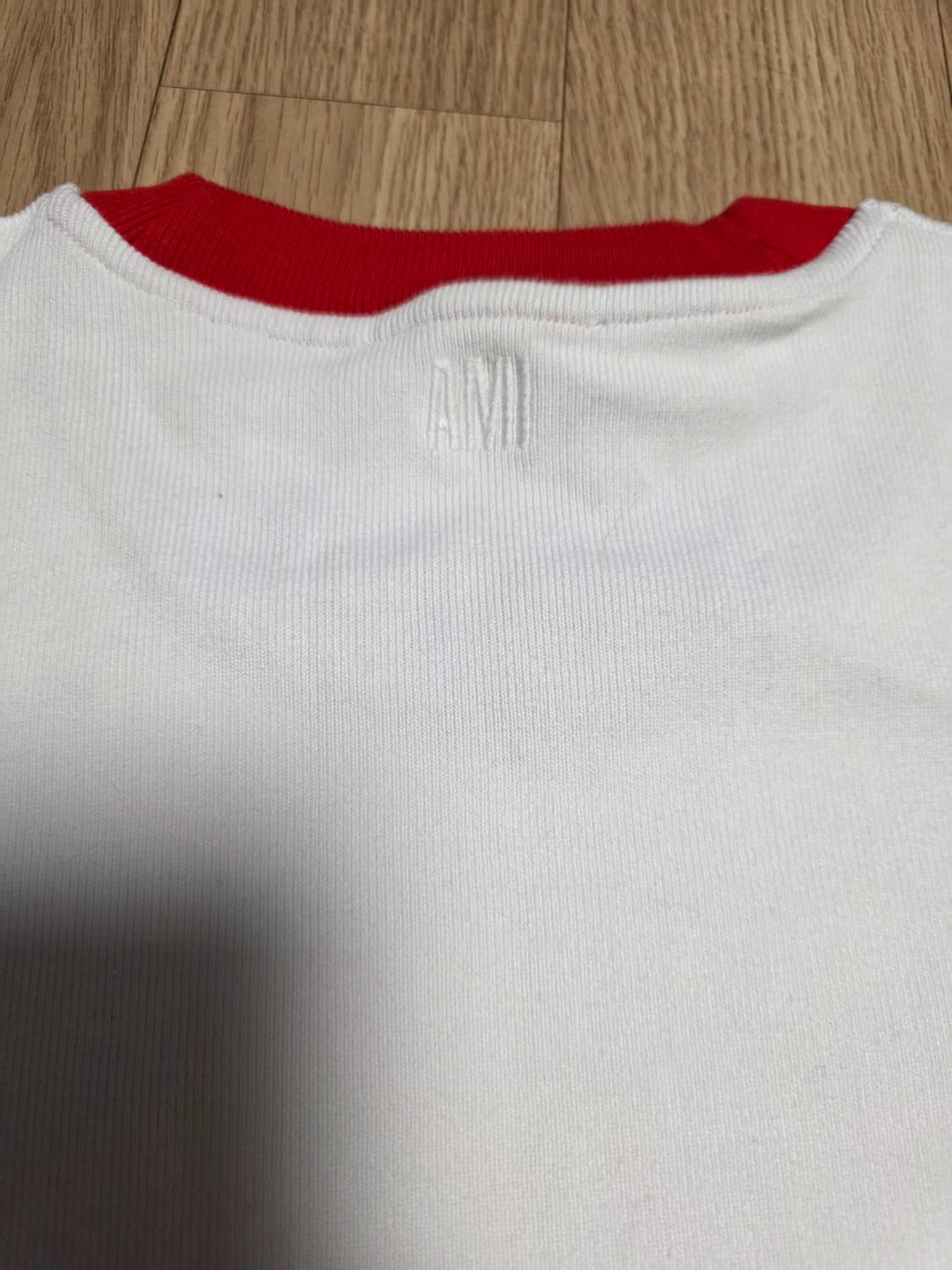 아미 하트로고 코튼반팔티/UTS005.JE0010 상품이미지3