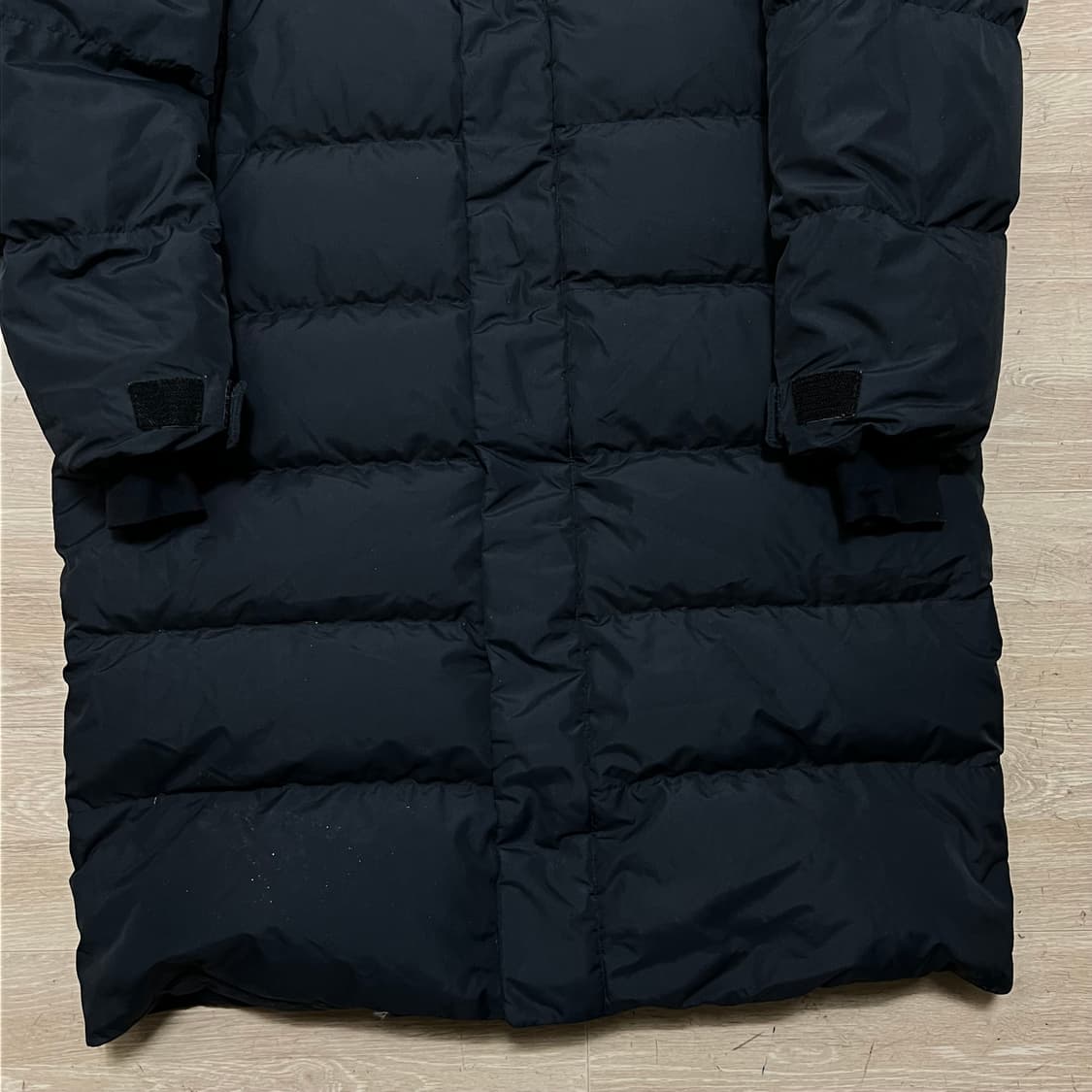 펜필드 덕다운 포켓 후드 벤치 롱패딩 점퍼 [블랙] L/100 상품이미지3