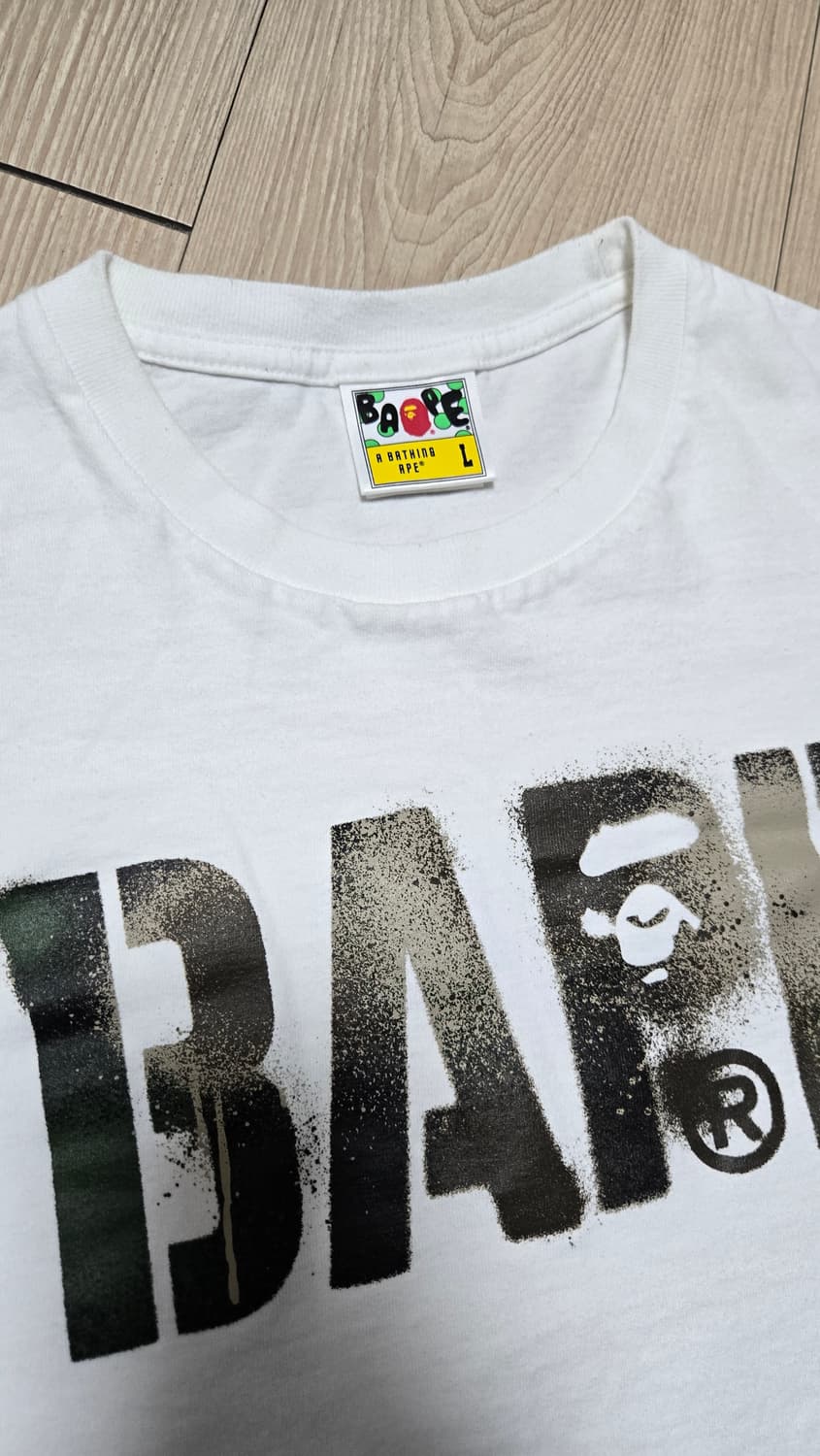 베이프 맵 카모 스텐실 반팔 상품이미지3