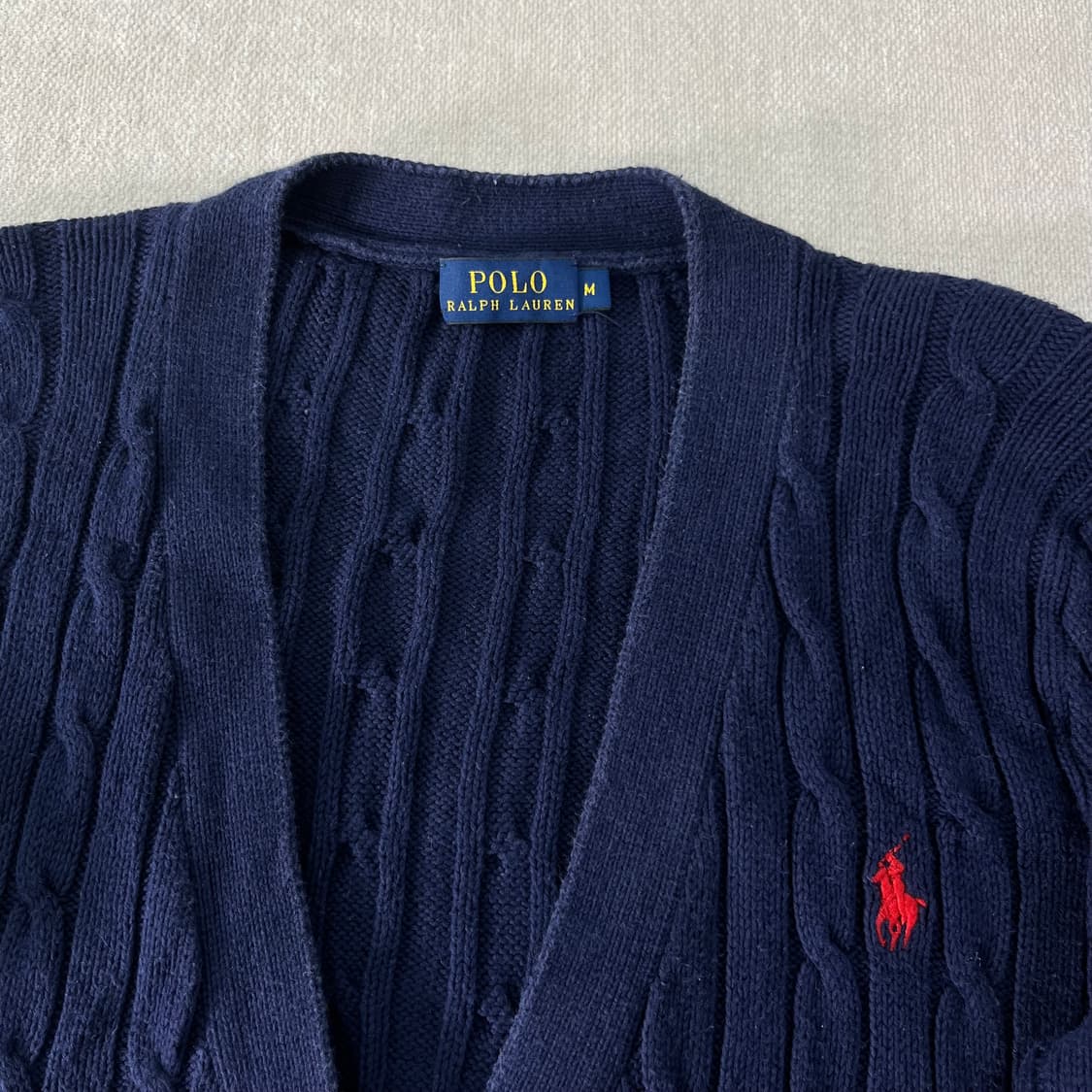 95 폴로랄프로렌 꽈배기 가디건 상품이미지2