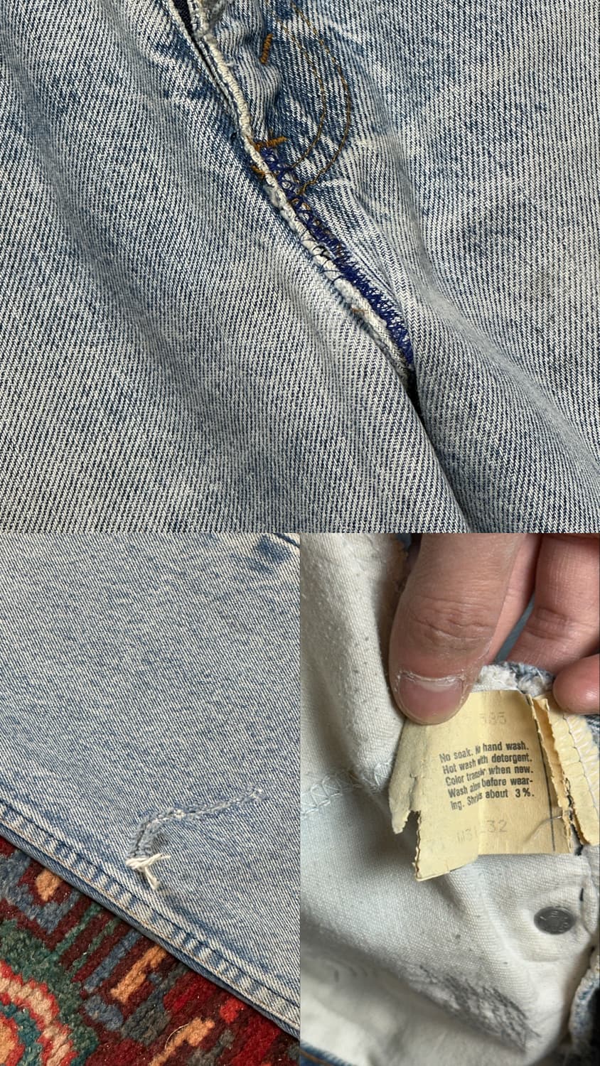 80’s USA Made 빈티지 리바이스 517 오렌지탭 부츠컷 상품이미지9