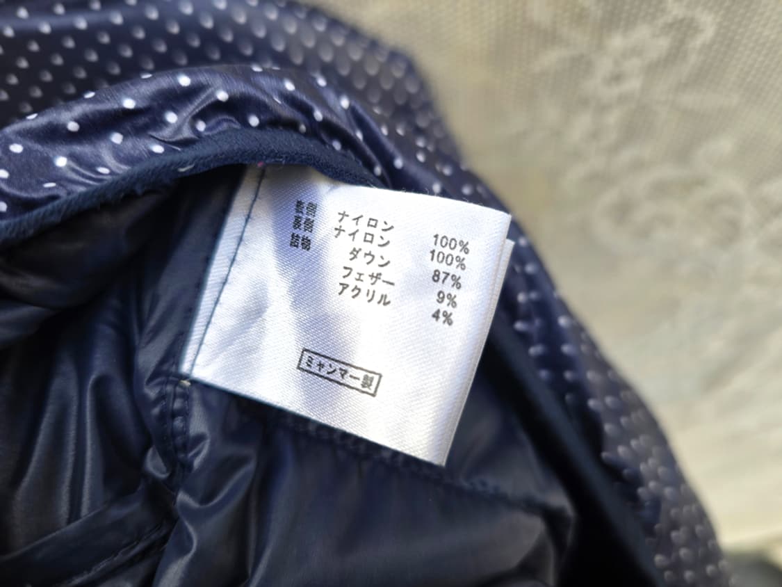 도트 경량 패딩 파우치 포함 상품이미지6