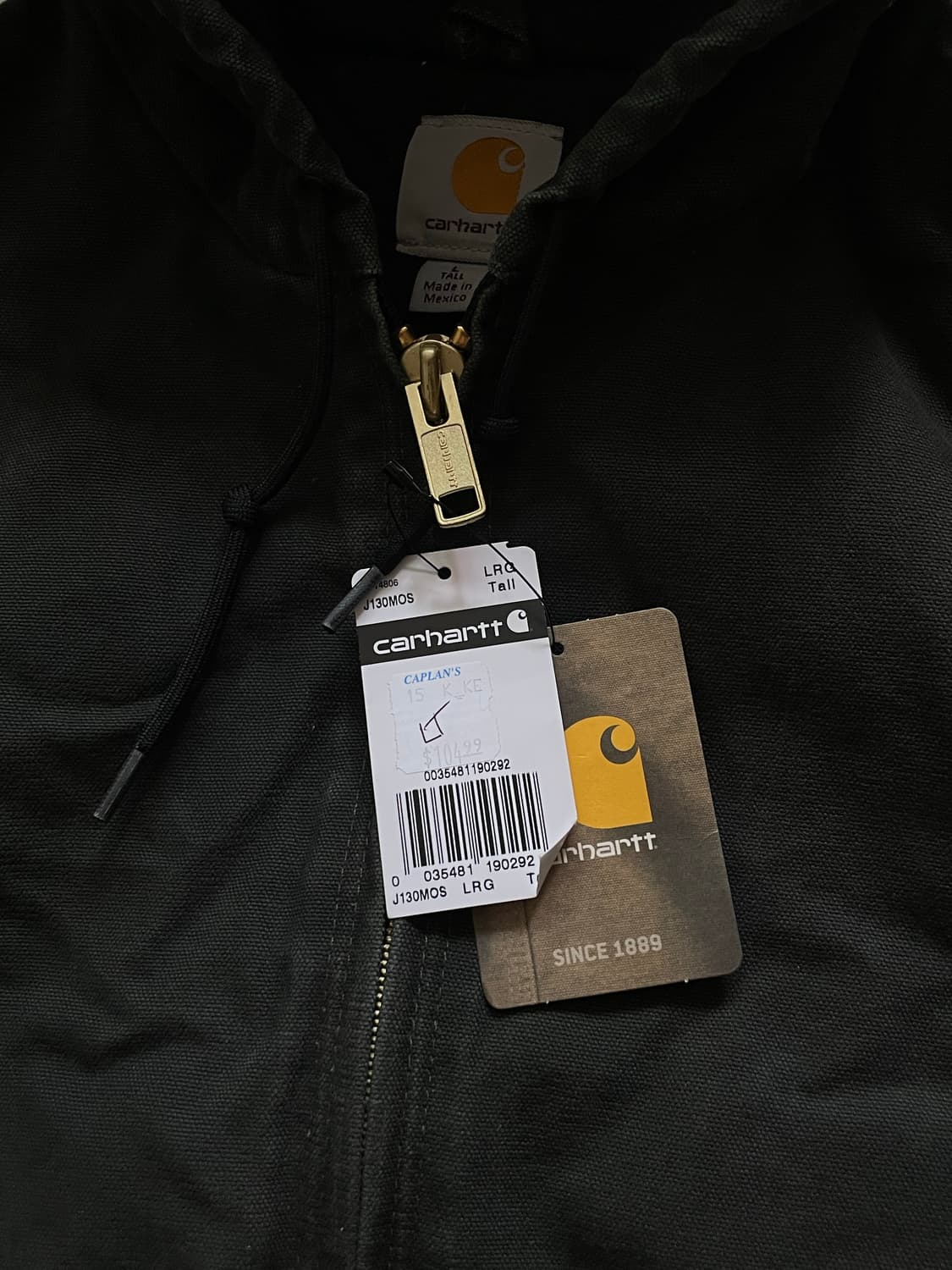 (데드스탁) 칼하트 j130 mos 모스 액티브 샌드스톤 상품이미지4