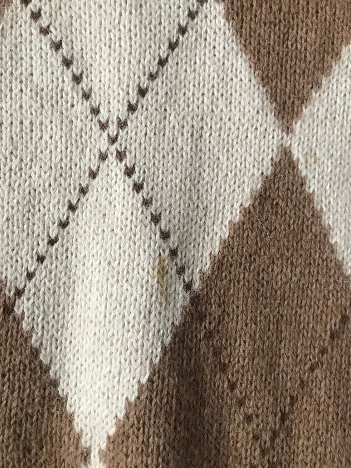 폴로 아가일 오버핏 니트 상품이미지7