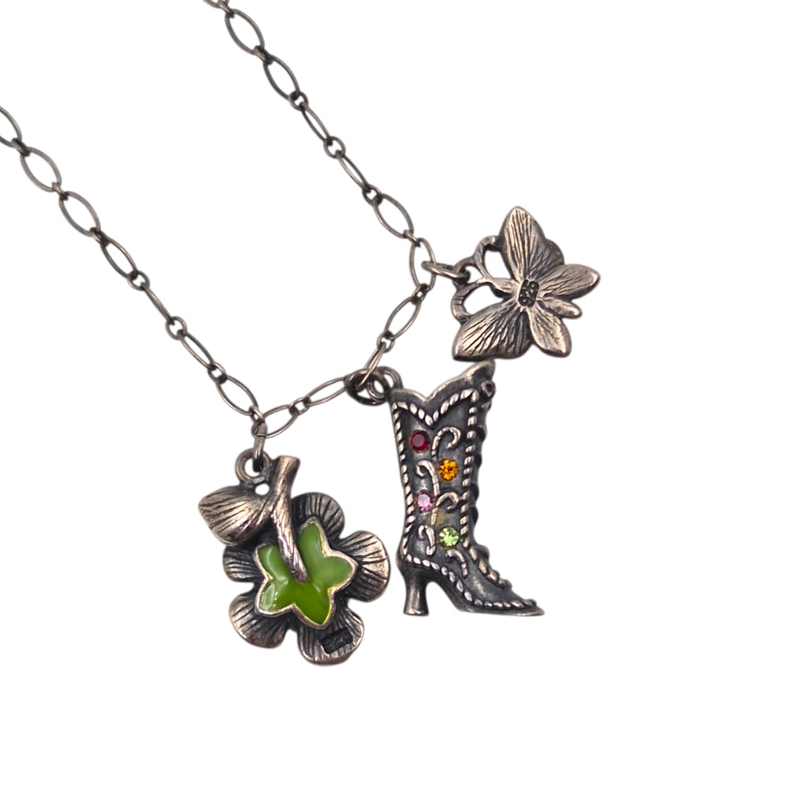 07s 안나수이 실버925 빅토리안 부츠 목걸이 상품이미지6