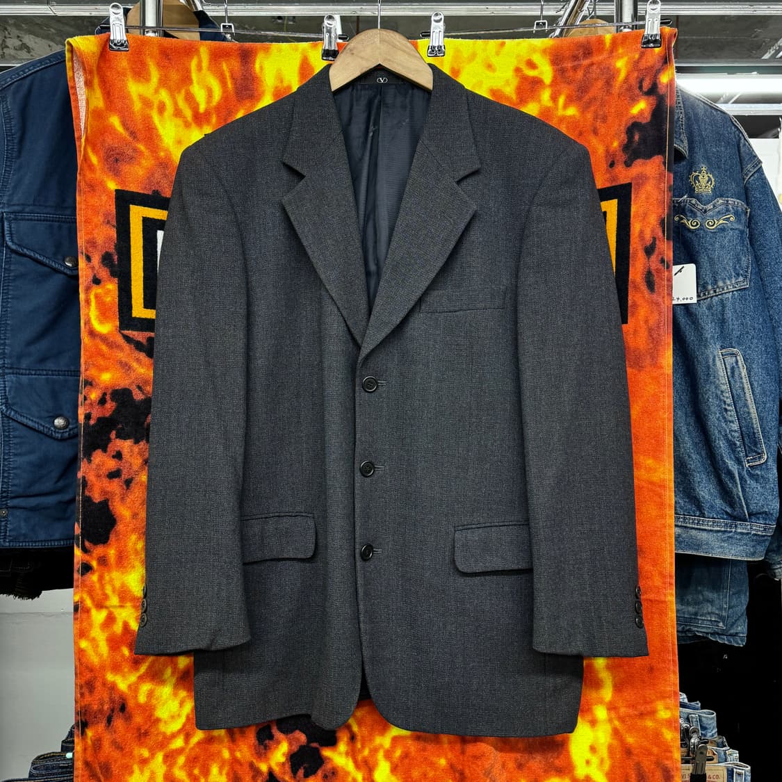 발렌티노 쓰리버튼 블레이저 자켓 (M)   상품이미지1