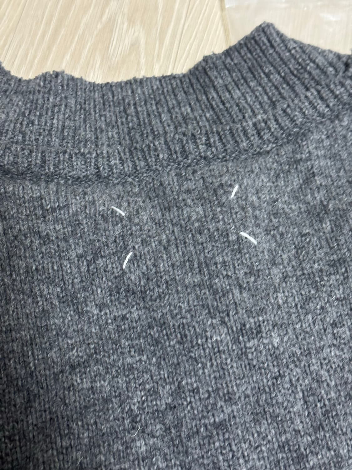 마르지엘라 백스티치 니트 베스트 상품이미지3