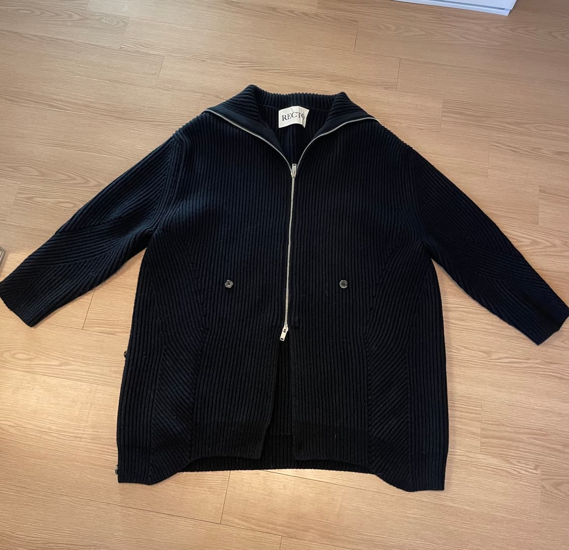렉토 남성 롱 가디건 L 상품이미지1