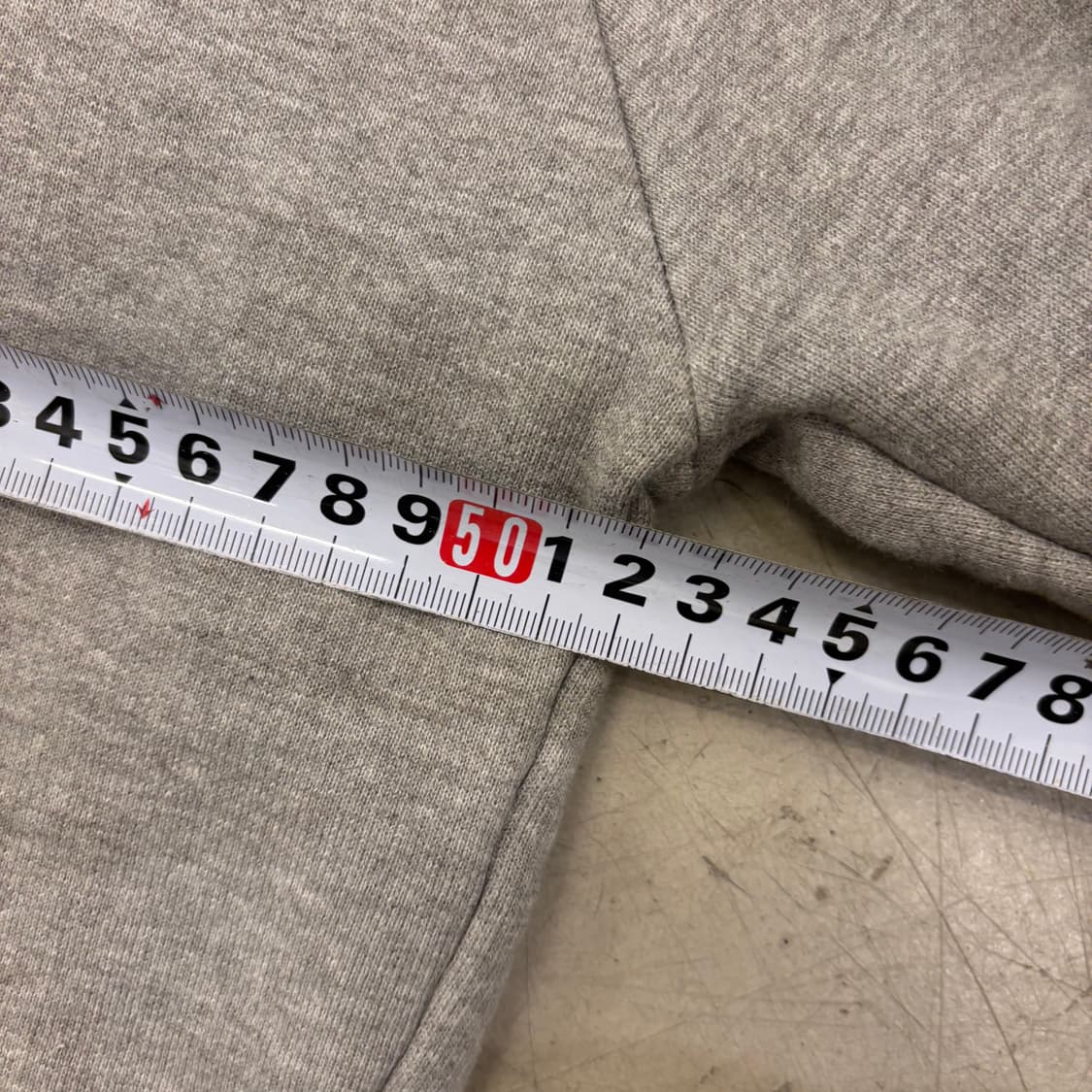 아미 프랑스 컬러 로고 그레이 후드티 상품이미지5