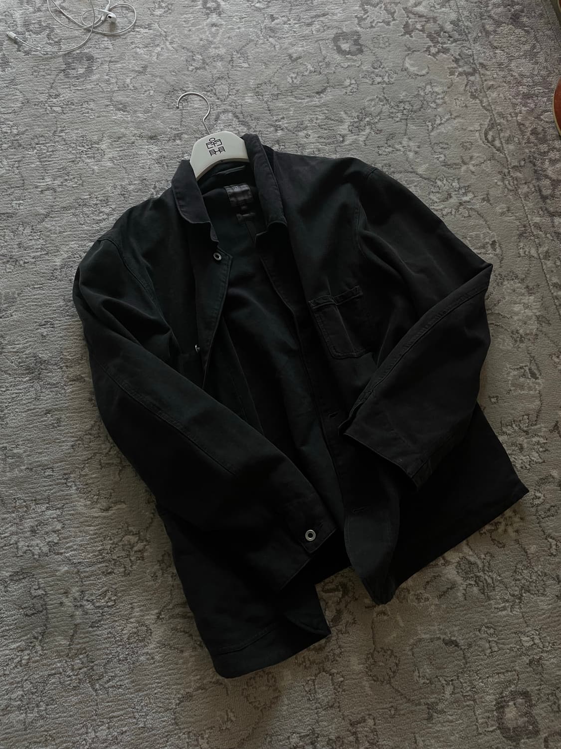 폴리테루 coverall jacket 초어자켓 2 차콜 상품이미지1