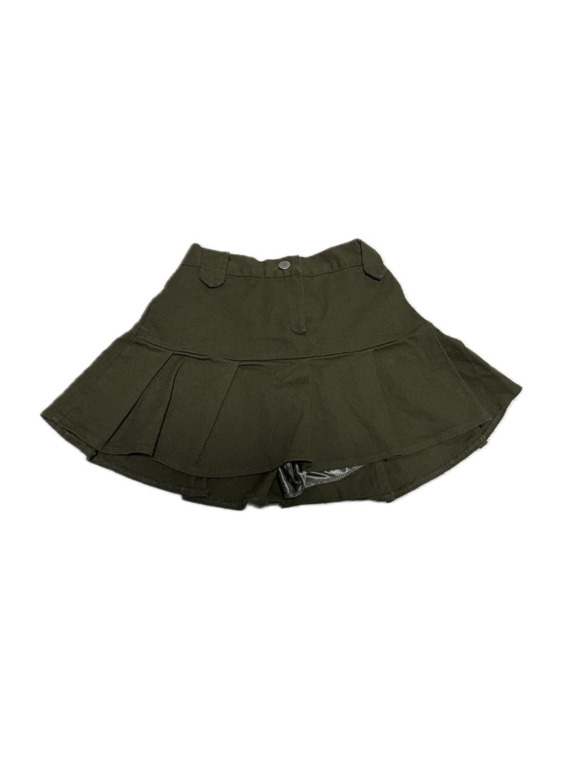 카키 미니스커트 상품이미지1