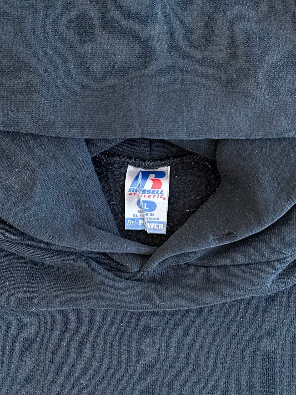 빈티지 러셀 후드 블랙 L 상품이미지6