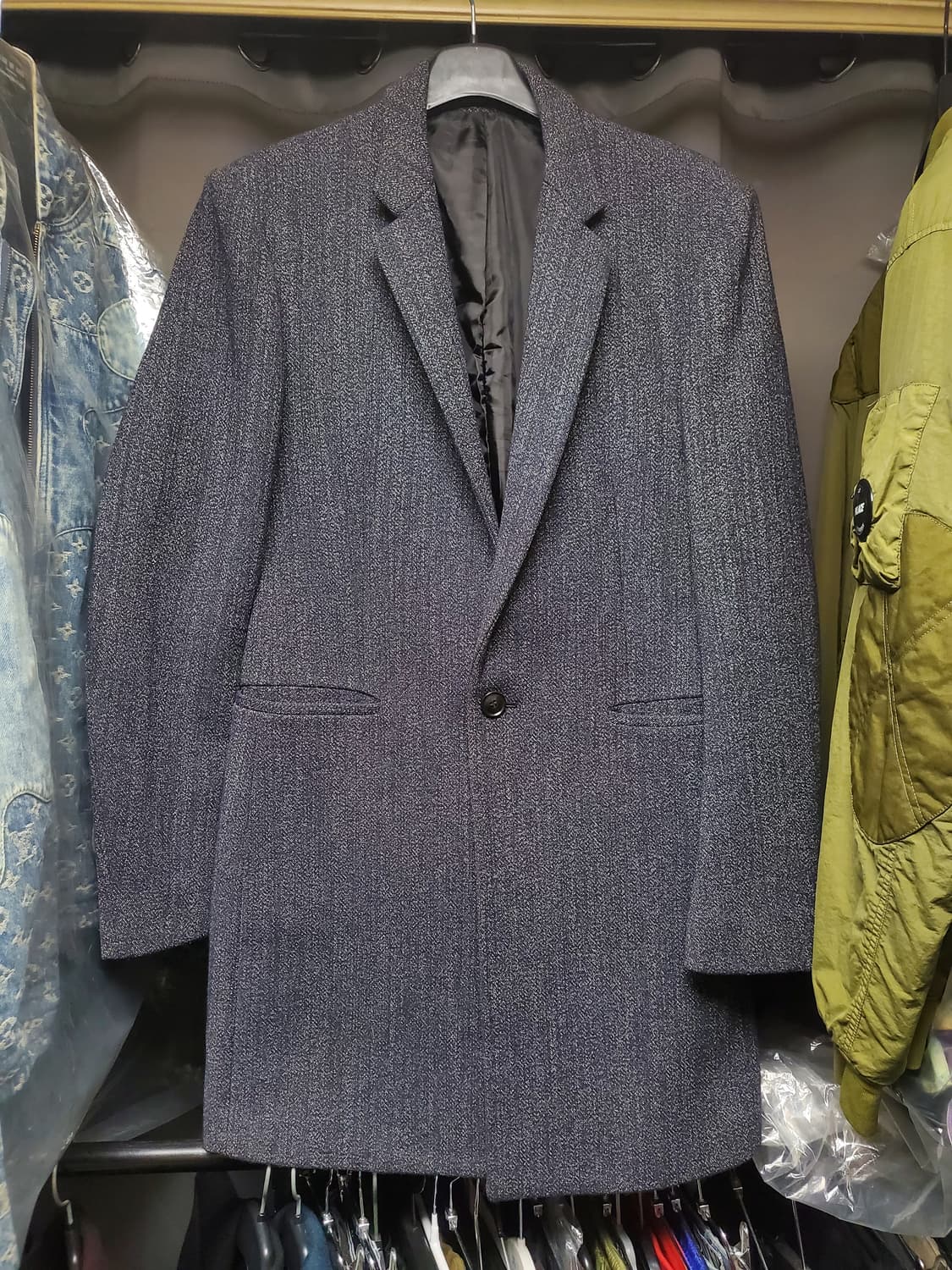 시스템옴므 트위드 코트 상품이미지1