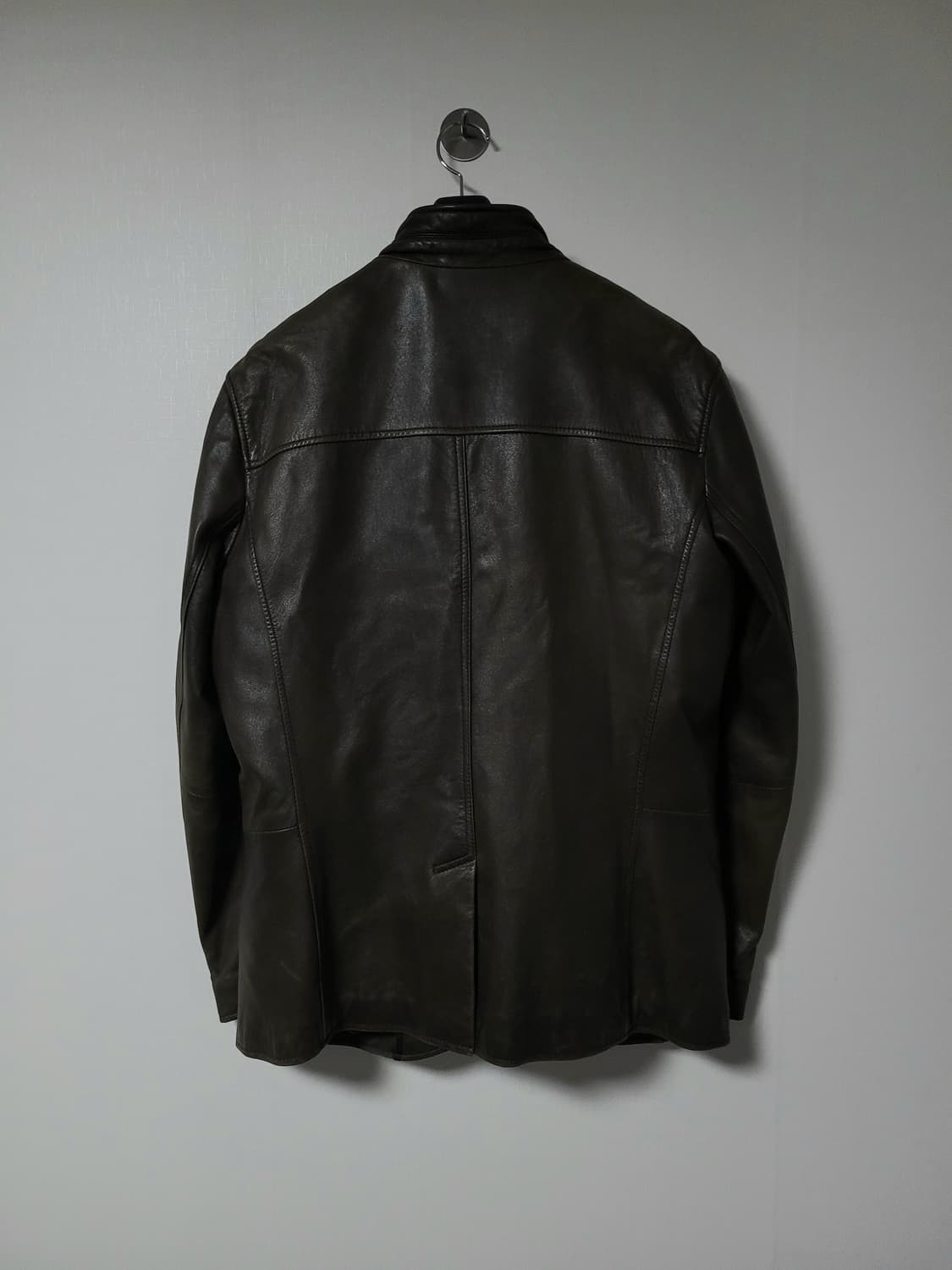 00s Calvin klein leather jacket 상품이미지2