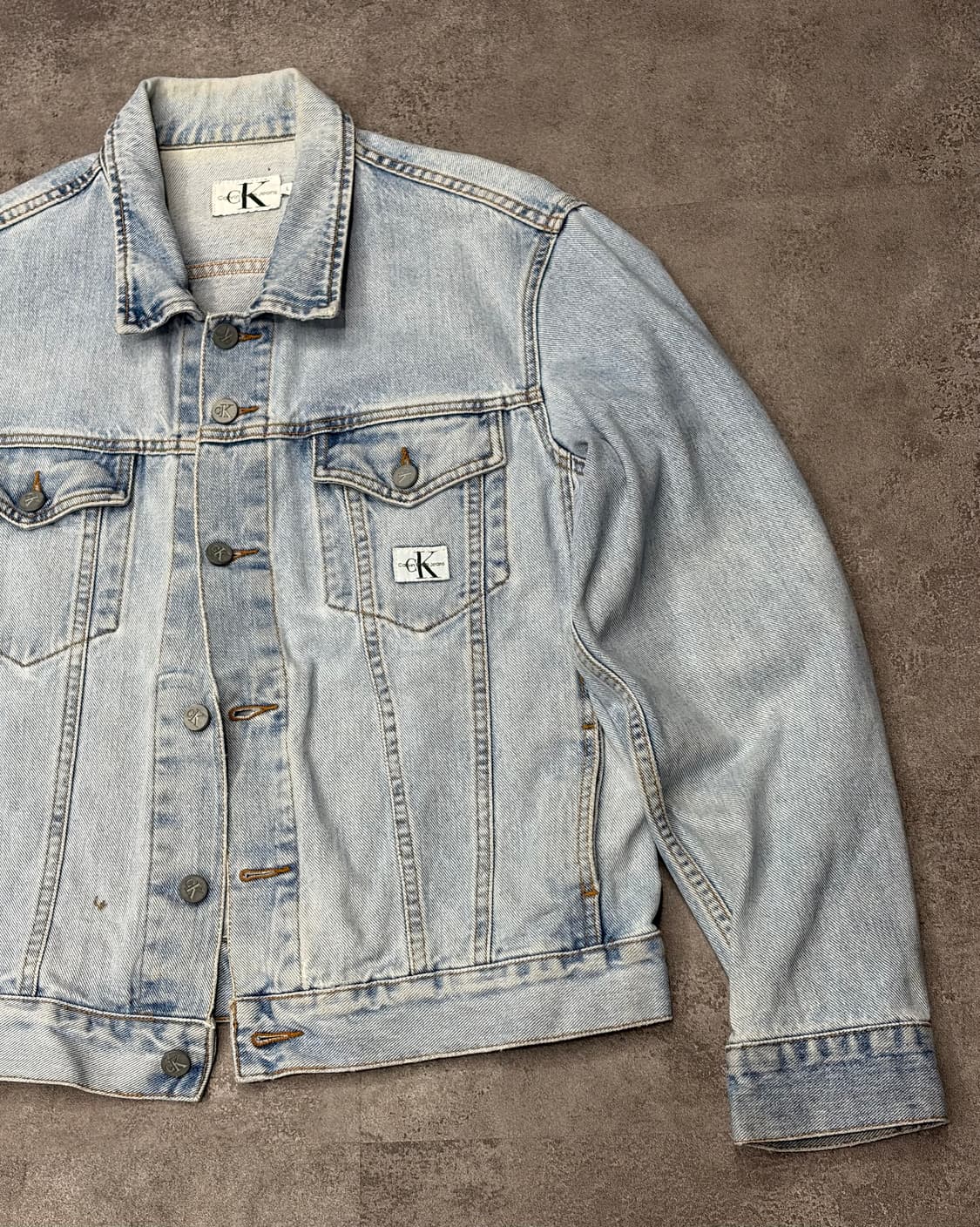90s 캘빈클라인 CK 데님 청자켓 상품이미지4
