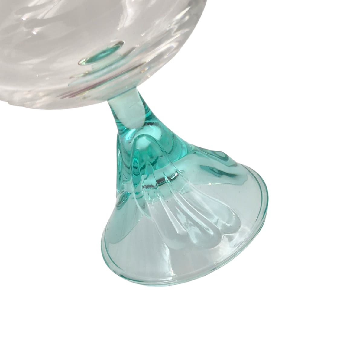 80s 아데리아 에메랄드 천사 디저트 글라스 1p 상품이미지4