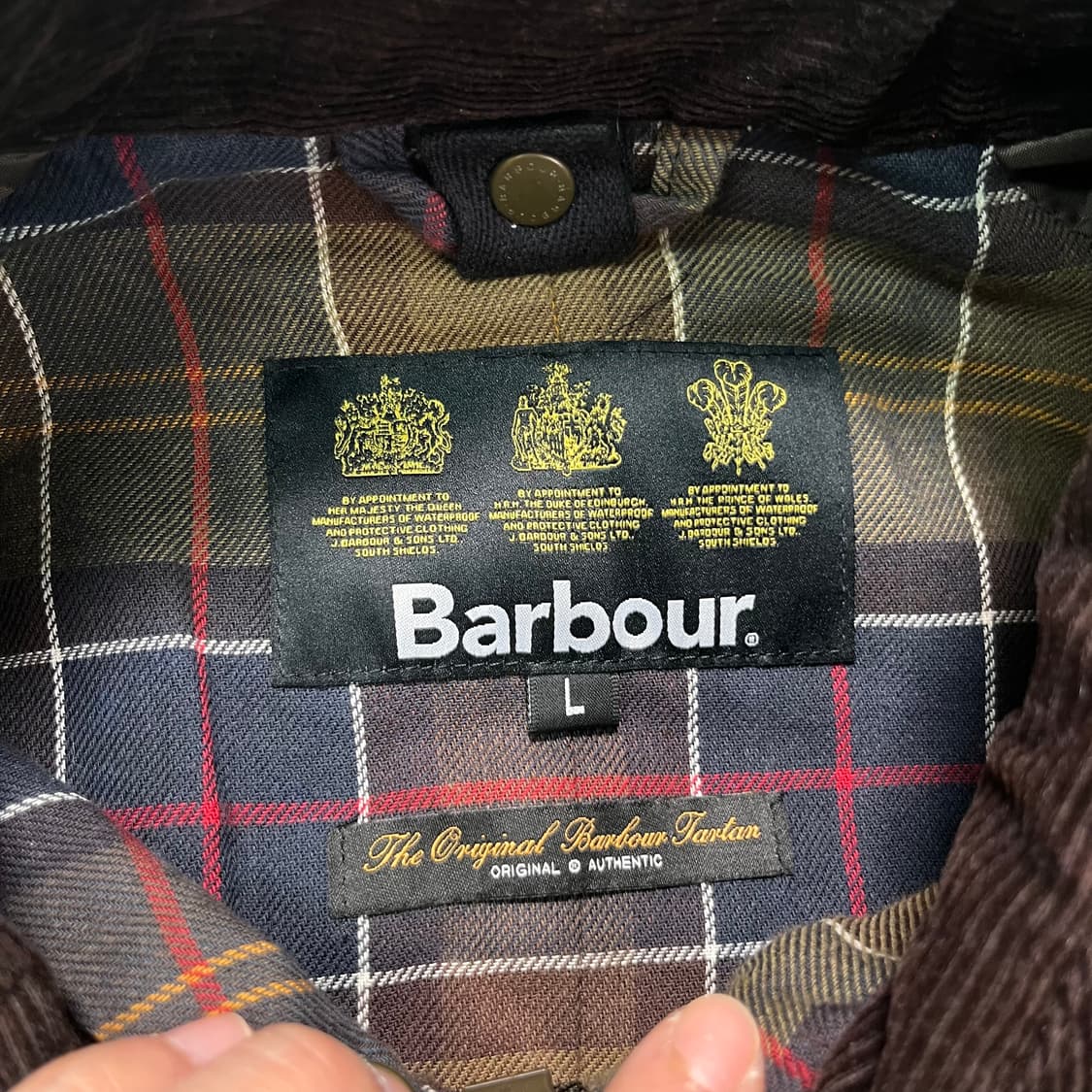 100 바버 뷰포트 올리브 자켓 상품이미지3