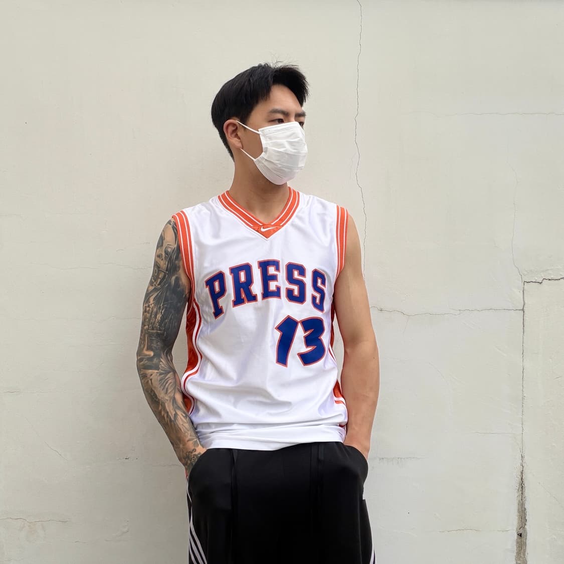 M) 일본판 나이키 PRESS 13 농구 져지 상품이미지3