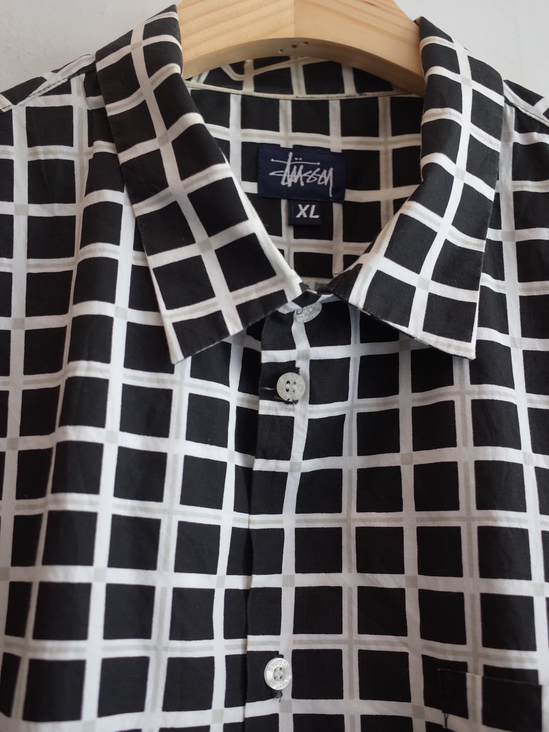 STUSSY 스투시 오픈카라 패턴셔츠 (USA MADE 상품이미지4
