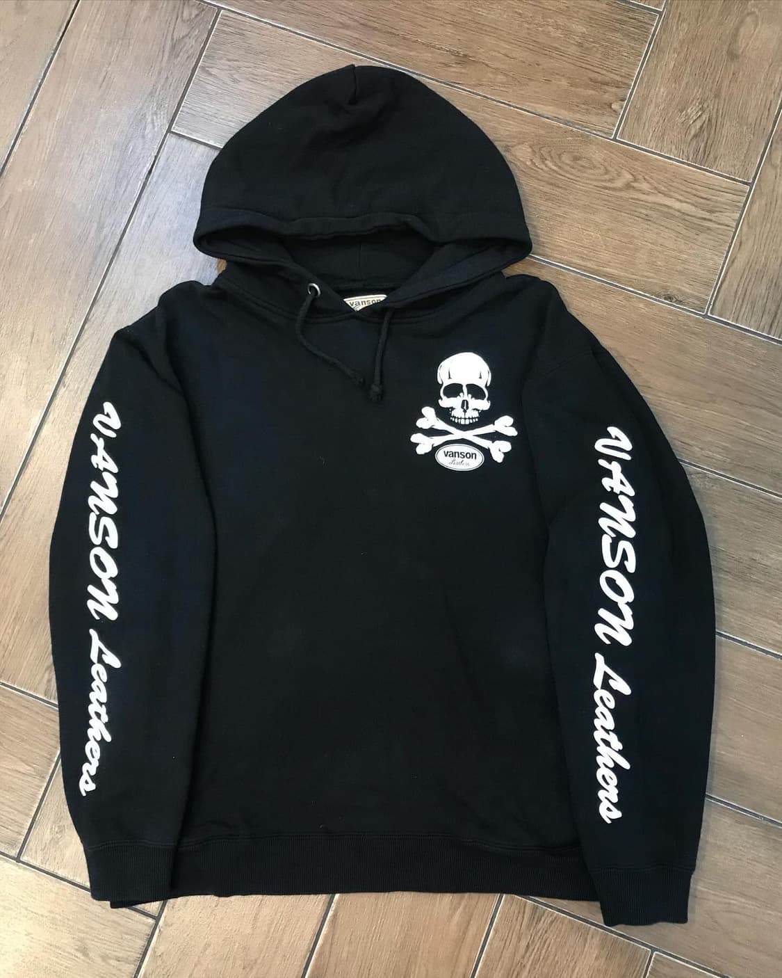 Vanson Skull Logo Hoodie 상품이미지7