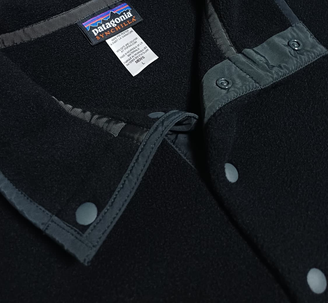 🇳🇮 [L] 파타고니아 신칠라 스냅티 - 블랙 / 포지 그레이  상품이미지6