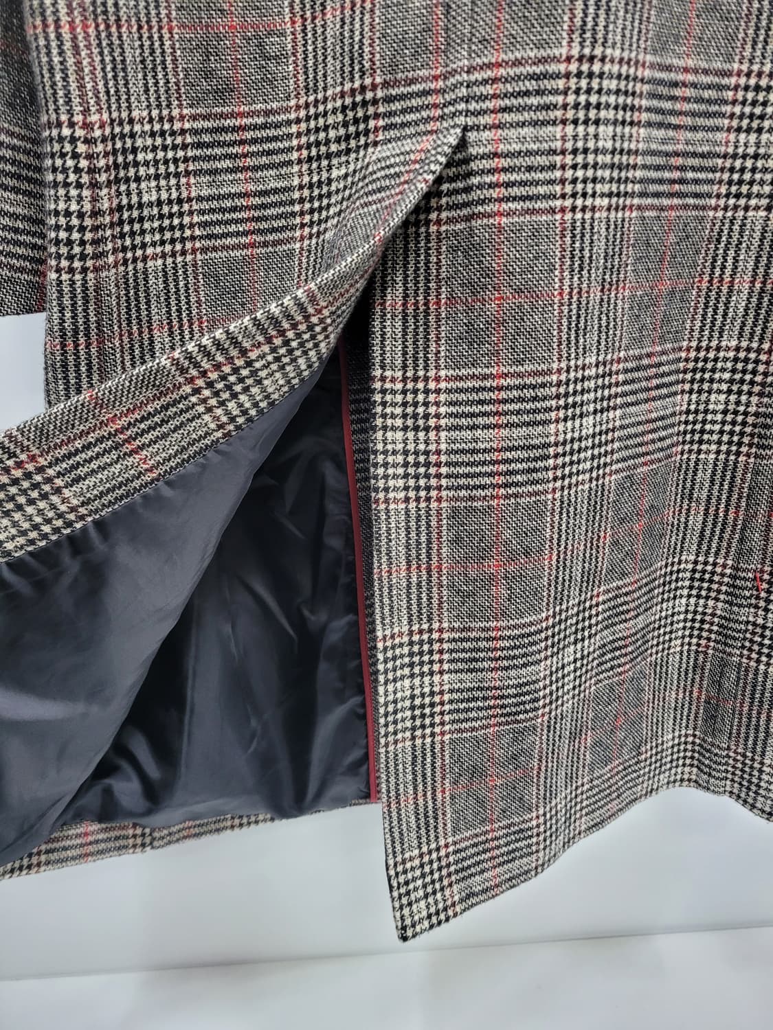 보브 V+eL 체크 코트 / 여 55 (82-94-160)
 상품이미지5