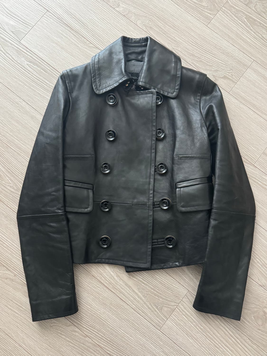 디스퀘어드2 더블브레스트 레더 자켓 상품이미지1