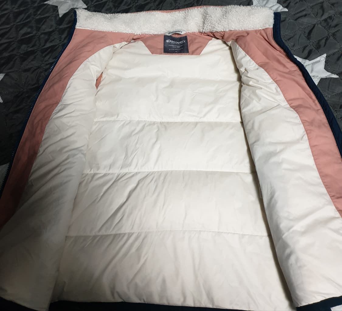 디스커버리 오리털 뽀글이 조끼패딩 (M) 상품이미지3