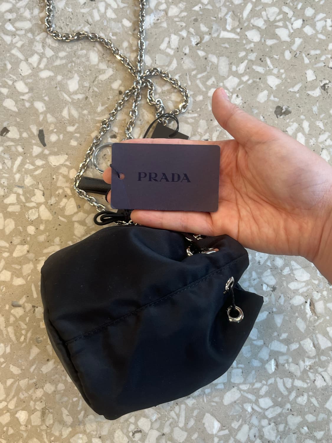 Prada Nylon Mini Drawstring Bag 상품이미지4