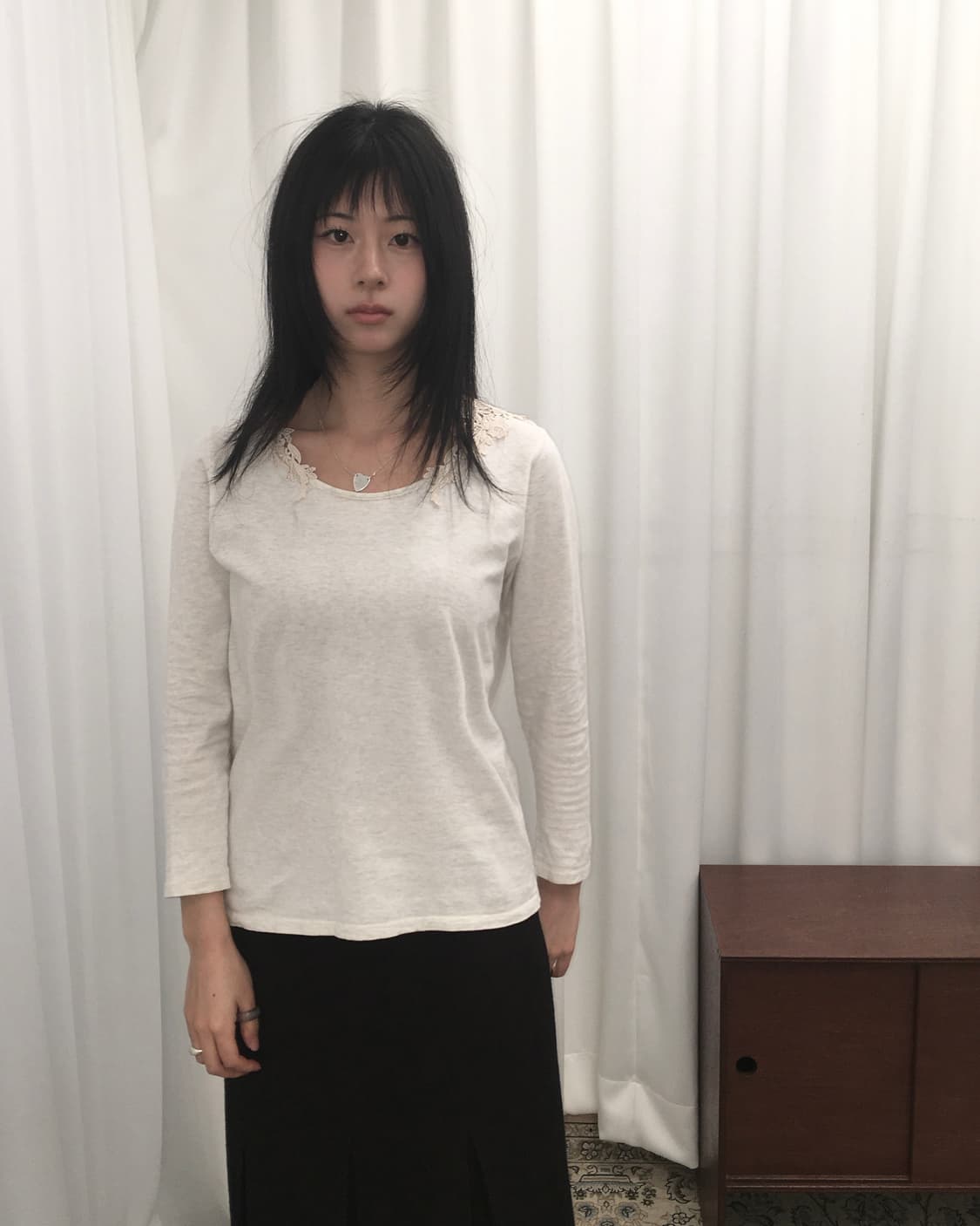 멜란지 슬리브 상품이미지2