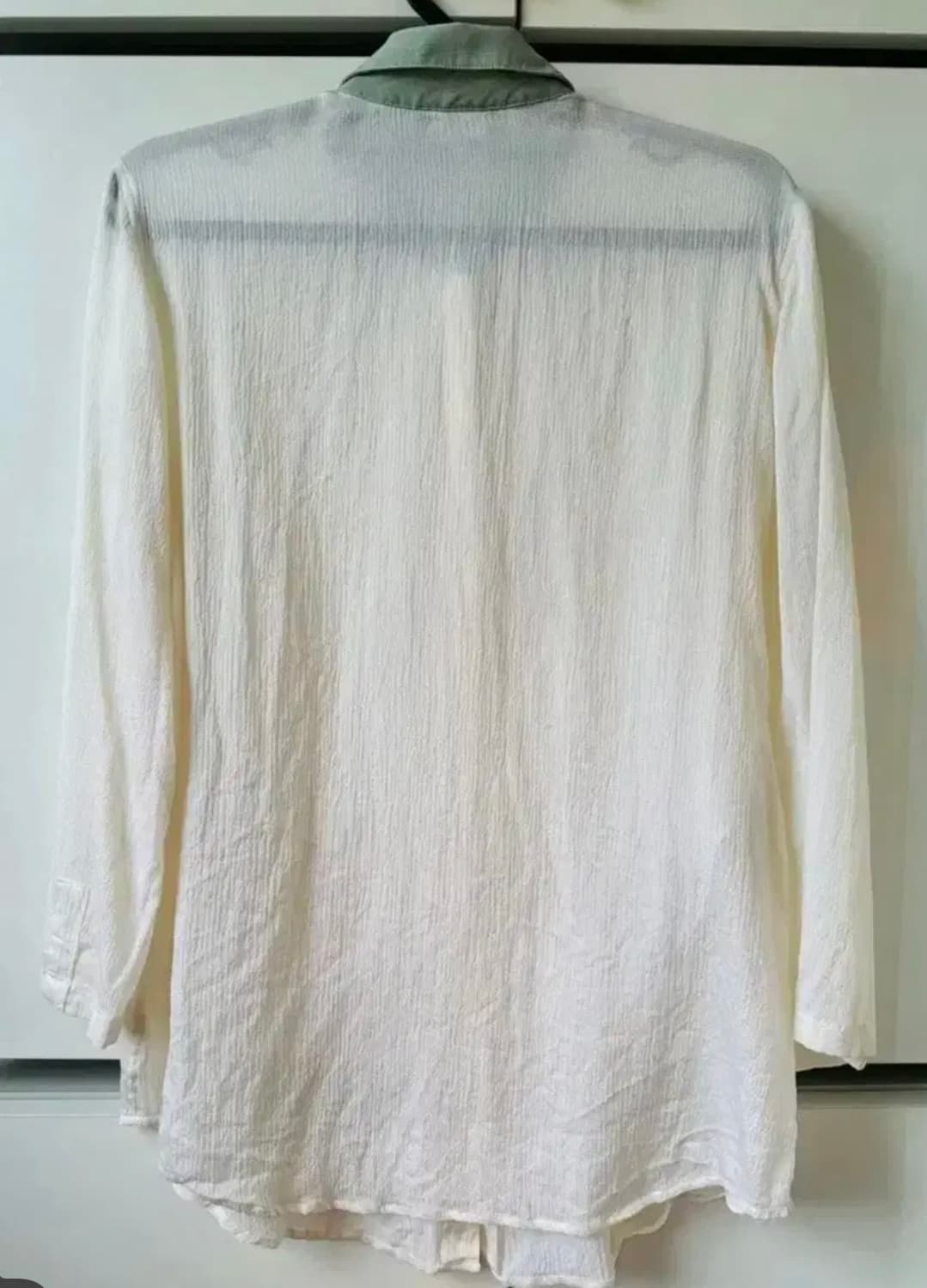 엠포리오 아르마니 카라 블라우스 아이보리 상품이미지5