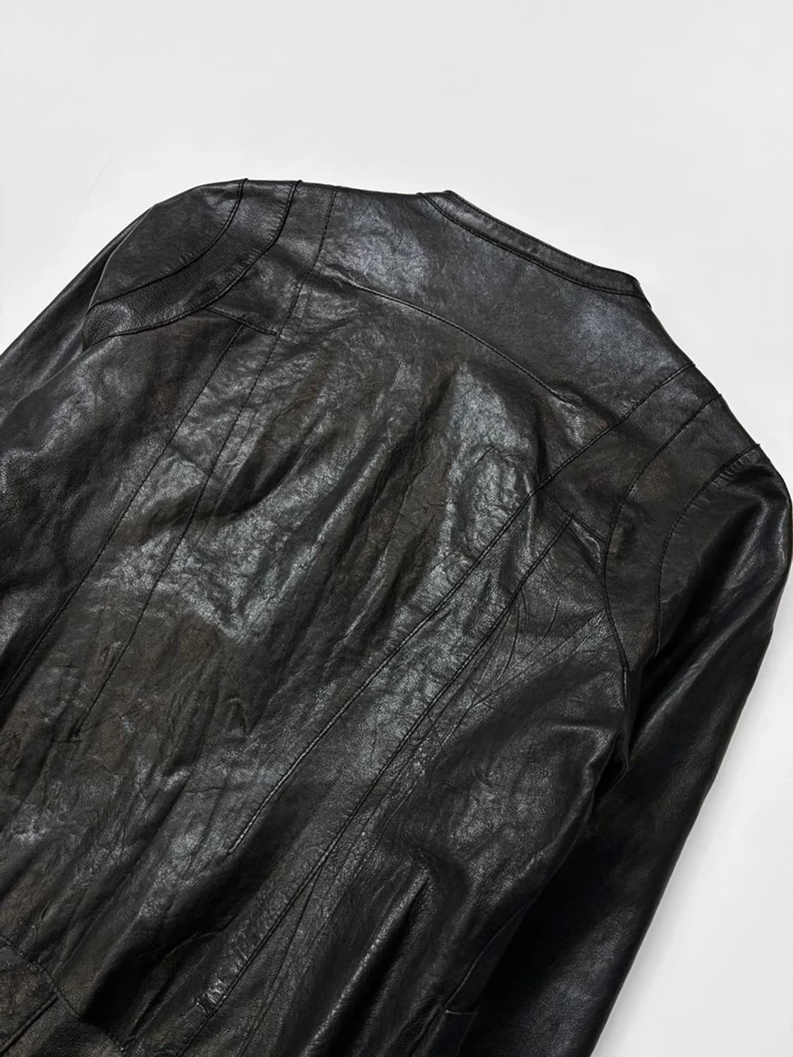 Selected 00's Y2K 락시크 펑크 양가죽 자켓 PN5533 상품이미지6