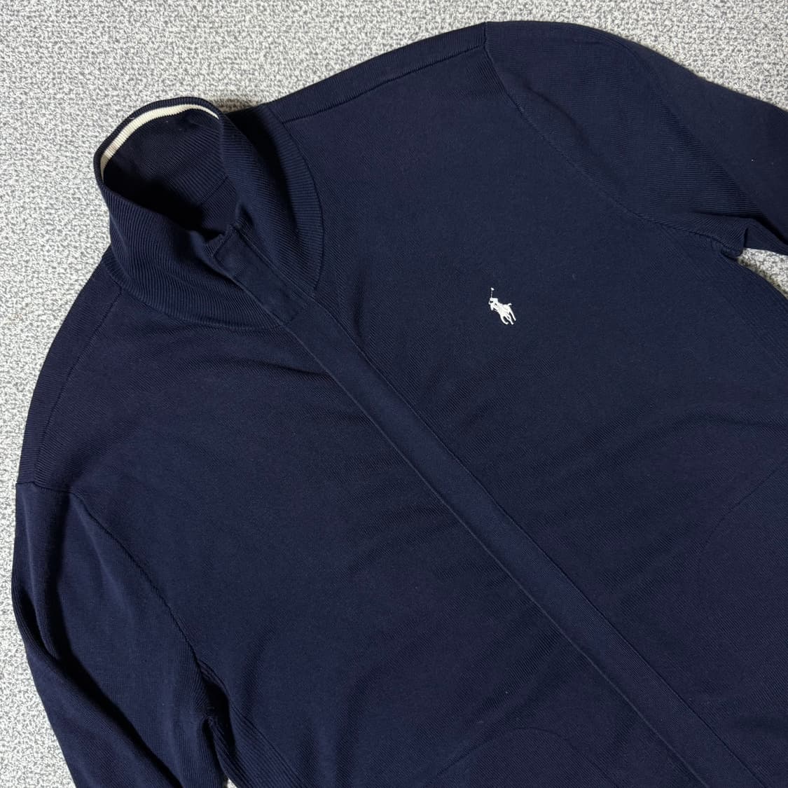 폴로 랄프로렌 니트 집업 네이비 L 상품이미지3