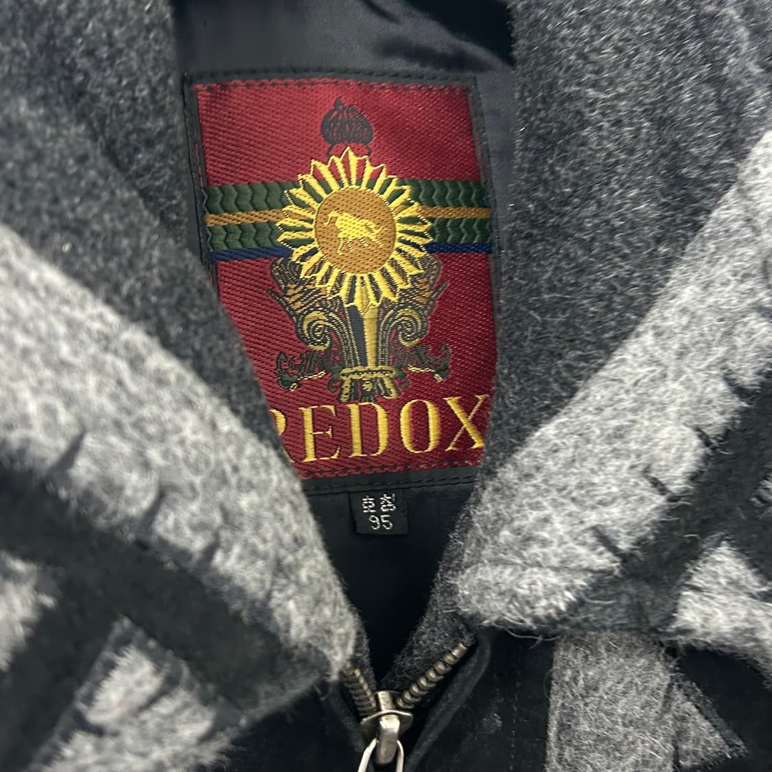 Redox 패턴 모직 봄버 자켓 상품이미지7