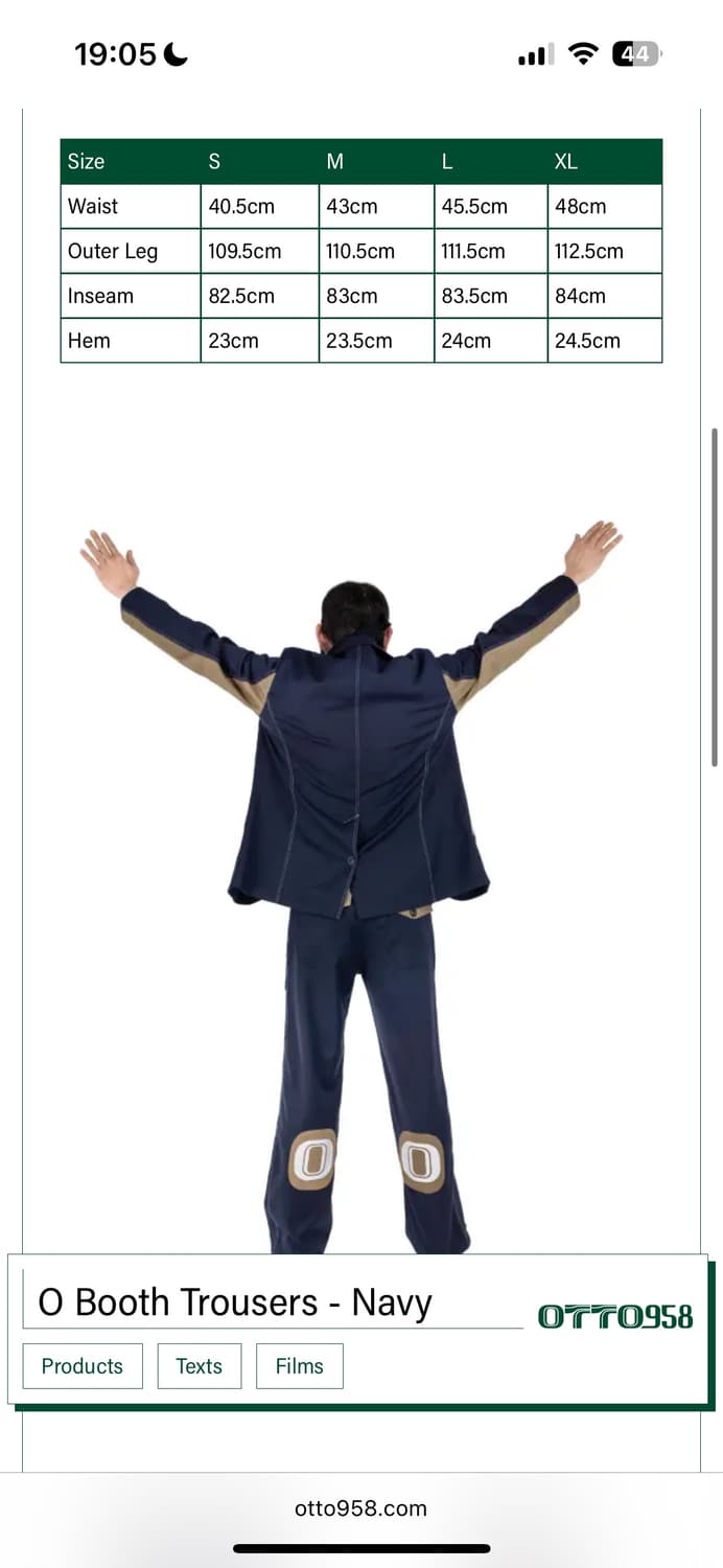 Otto 958 O Booth Trousers - Navy 상품이미지6