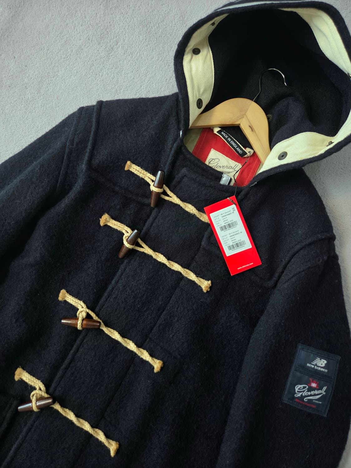 (95) 글로버올X뉴발란스 울 몬티 더플코트 남 (새상품)
 상품이미지2