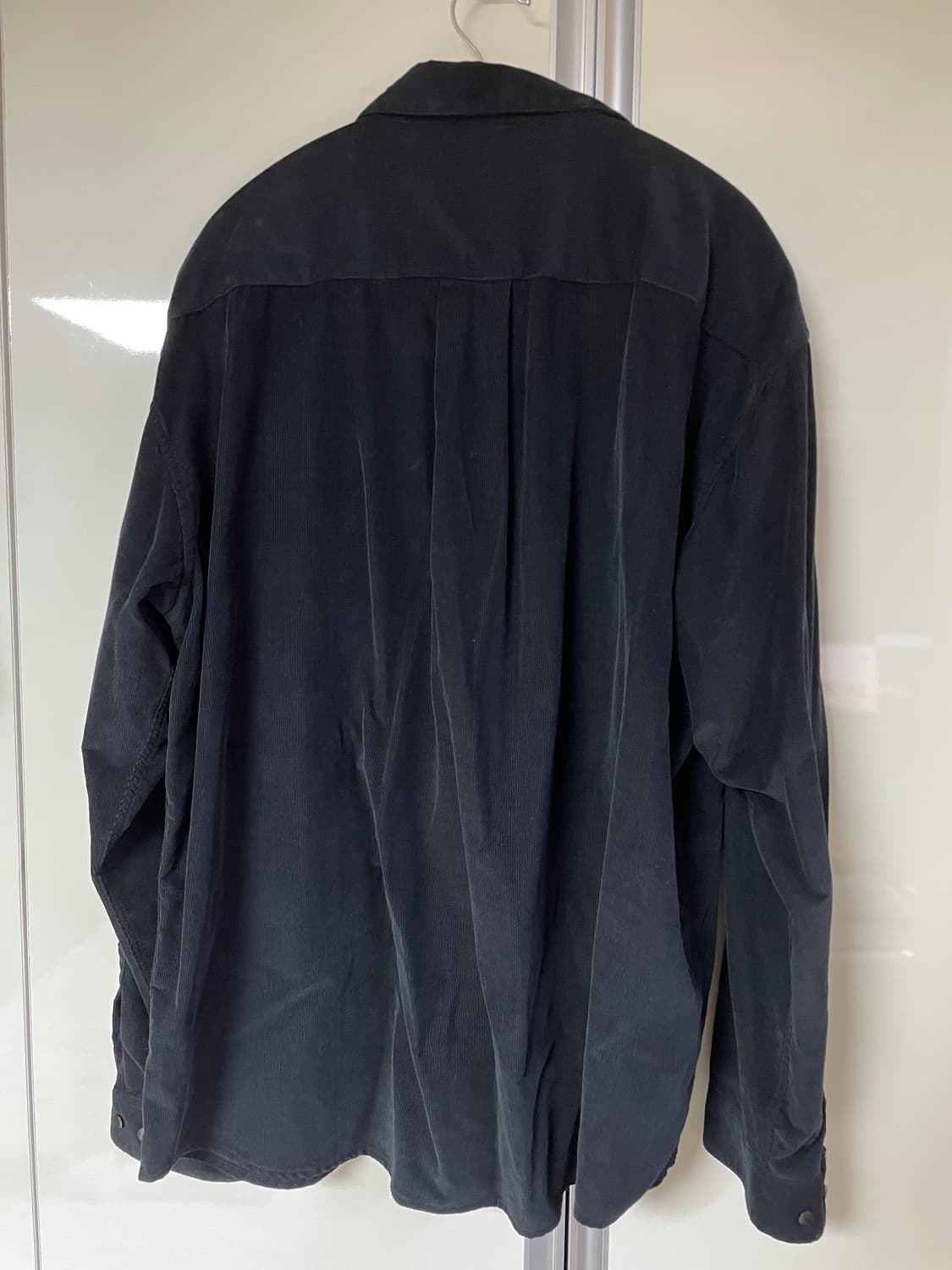 블랭크룸 25FW 코듀로이 셔츠 블랙 3사이즈 상품이미지4