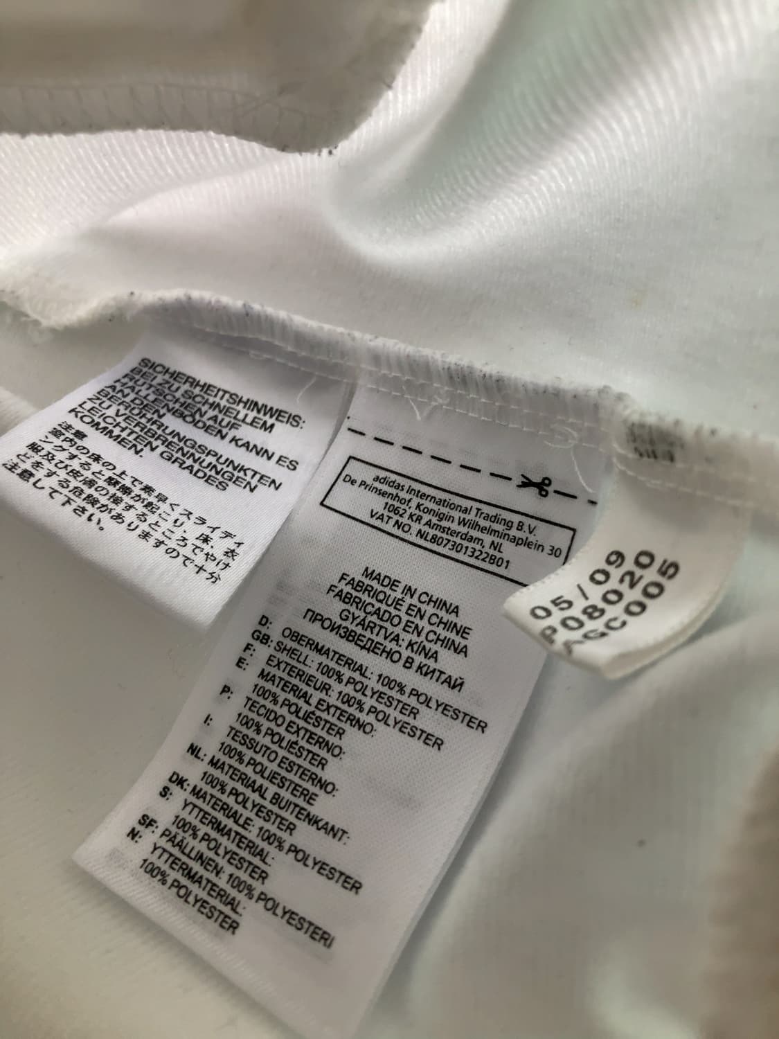 아디다스 파이어버드 화이트 퍼플 져지 흰보 트랙탑 집업 상품이미지5