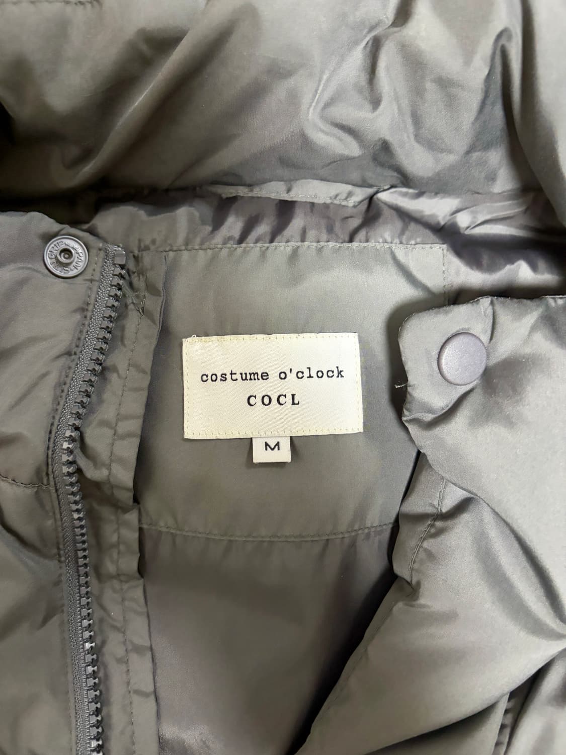 커스텀어클락 컴포터블 벌룬핏 다운 패딩 다크그레이 M 상품이미지4